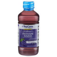 Top Care Health Grape Children's Electrolyte Solution - 33.8 Fluid Ounce