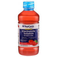Top Care Health Strawberry Electrolyte Solution - 33.8 Fluid Ounce