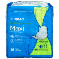 Topcare Everyday Long Super Maxi With Flexi-Wings - 16 Count