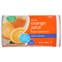 Food Club Frozen Concentrate Orange Juice - 12 Fluid Ounce