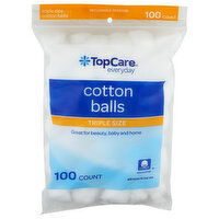 Top Care Everyday Triple Size Cotton Balls - 100 Count