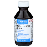 Topcare Health Castor Oil U.s.p. Oral Liquid U.s.p - 4 Fluid Ounce