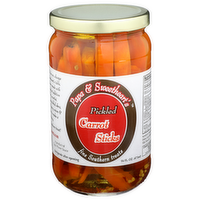 PAPA & SWEETHEART's Pickled Carrot Sticks - 16 Fluid Ounce