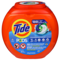 Tide Pods Original Coldwater Clean - 0.857 Ounce - 42 Count