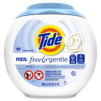 Tide Pods Detergent Free & Gentle - 30 Ounce
