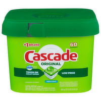 Cascade Fresh Scent Dawn Grease Fighting Power Original Dishwasher Detergent - 15.4 Gram - 60 Count