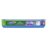 Swiffer Sweep + Mop, Wet Pads Refill, Floor Cleaner, Cleaning Cloths, Lavender - 12 Count
