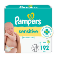 Pampers Sensitives Wipes - 192 Count