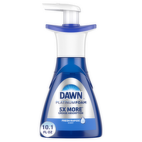 Dawn Dish Soap & Detergent Fresh Rapid Scent Platinum Foam Ultra Dishwashing - 10.1 Fluid Ounce