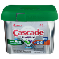 Cascade Fresh Scent Dawn Grease Fighting Power Dishwasher Detergent Action Packs - 0.556 Ounce - 48 Count