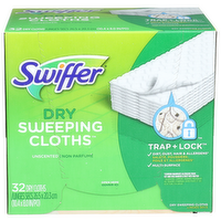 Swiffer Unscented Dry Sweeping Cloths - 32 Count