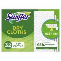Swiffer Unscented Dry Sweeping Cloths - 32 Count