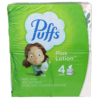 Puffs Plus Lotion Facial Tissues - 4 Count