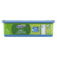 Swiffer Sweep + Mop, Wet Pads Refill, Floor Cleaner, Cleaning Cloths, Fresh - 24 Count