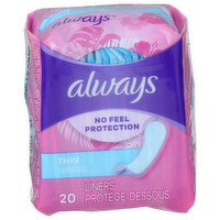 Always Thin Liners - 20 Count