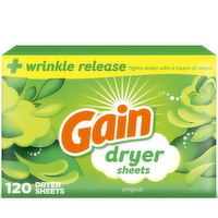 Gain Original Dryer Sheets - 120 Count