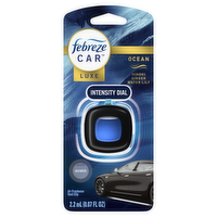 Febreze Car Odor-Fighting Air Freshener Vent Clip, Ocean - 0.07 Ounce