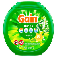 Gain Flings Laundry Detergent Pacs, , Moonlight Breeze Scent - 70 Count