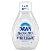 Dawn Powerwash Spray Refill, Dish Soap, Dishwashing Liquid, Free & Clear, 1 - 16 Ounce