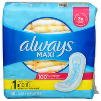 Always Maxi Regular Pads - 48 Count