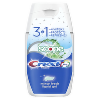 Crest Complete Plus Minty Fresh Liquid Gel Anticavity Fluoride Toothpaste - 4.6 Ounce