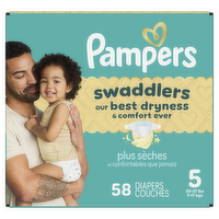 Pampers Swaddlers Active Baby 5 - 58 Count