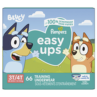 Pampers Easy Ups Training Underwear Boys Size 5 3t4t - 66 Count