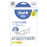 Oral-B Glide Gum Care Dental Floss Picks, Good For Back Teeth, 60 - 60 Count