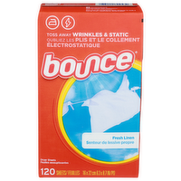 Bounce Fresh Linen Dryer Sheets - 120 Count