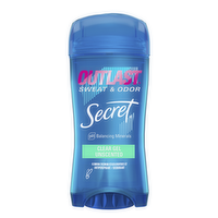 Secret Unscented Out Last Sweat & Odor Antiperspirant Deodorant - 2.6 Ounce