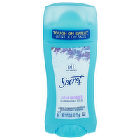 Secret Clean Lavender Invisible Solid Antiperspirant Deodorant - 2.6 Ounce