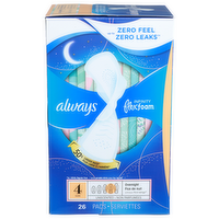 Always Size 4 Infinity Flexfoam Pads - 26 Count