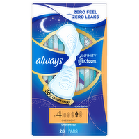 Always Size 4 Infinity Flexfoam Pads - 26 Count