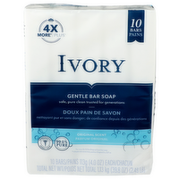 Ivory Original Scent Gentle Bar Soap - 0.4 Ounce - 10 Count