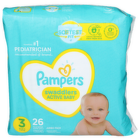 Pampers Swaddlers Jumbo Pack Active Baby - 26 Count