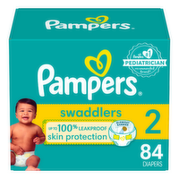 Pampers Super Pack Swaddlers - 84 Count