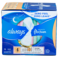 Always Infinity Flexfoam Size 4 Pads - 13 Count