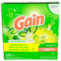 Gain He For All Machines Powder Detergent - 1.142 Ounce - 120 Count