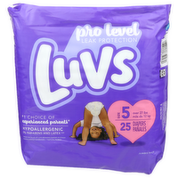Luvs Pro Level Leak Protection Diapers - 25 Count