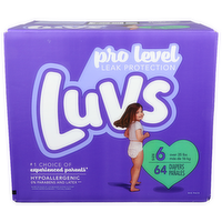 Luvs Pro Level Leak Protection Diapers - 64 Count