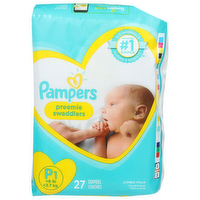 Pampers Swaddlers Preemie Diapers - 27 Count