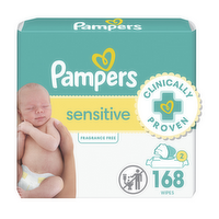 Pampers Sensitive Wipes - 168 Count