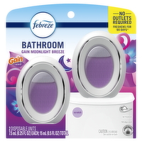 Febreze BATHROOM Gain Moonlight Breeze Air Freshener - 0.5 Ounce