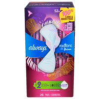 Always Light, Clean Scent Radiant - 26 Count