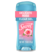 Secret Delicate Rose Clear Gel Antiperspirant Deodorant - 2.6 Ounce
