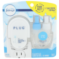 Febreze Plug Linen & Sky Scented Oil Refill + Oil Warmer - 26 ml