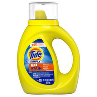 Tide Simply Oxi Boost + Ultra Stain Release, 22 Loads, Tough On Stains, Whitens, Brightens, Refreshing Breeze Scent - 31 Ounce