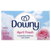 Downy Fabric Softener Dryer Sheets, April Fresh - 240 Count