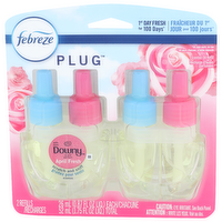 Febreze Plug With Downy Scent April Fresh Scratch And Sniff Scented Oil Refill - 0.875 Fluid Ounce - 2 Count