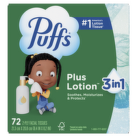 Puffs Facial Tissue Plus Lotion - 1 Count